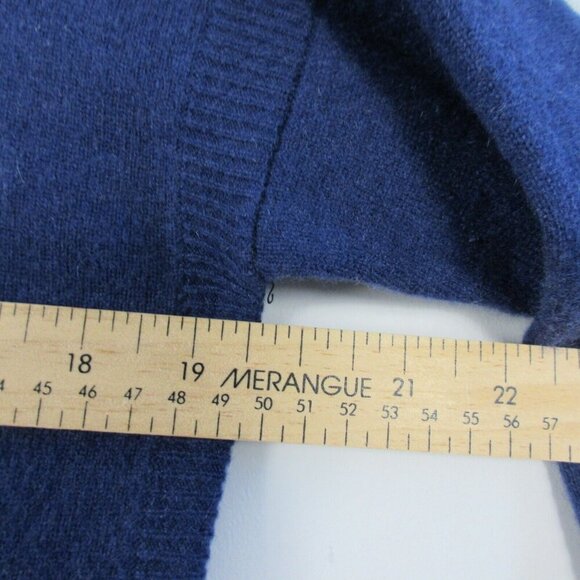 Club Monaco 100% Cashmere Pullover Sweater Womens XS Blue Long Sleeve Casual 204 - Picture 7 of 8